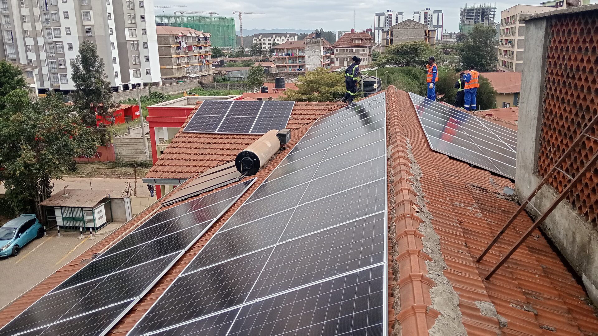 Solar installation project Kenya