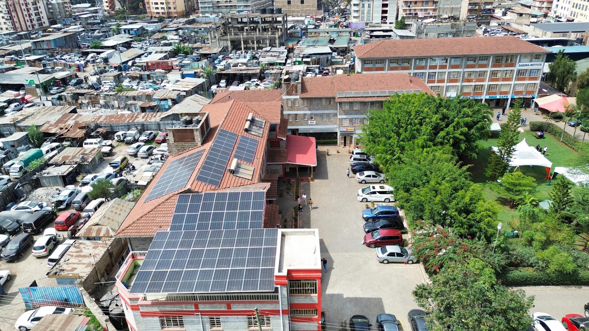 Zyphora team conducting solar installation